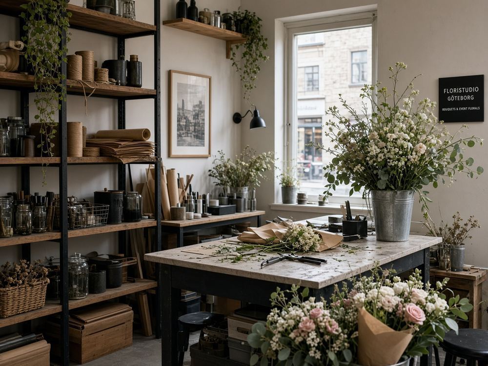 About the Florist / bouquets / event florals studio at Azureblush Atelier