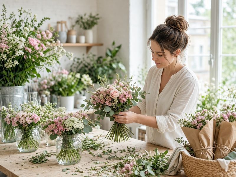Workshop stems at Azureblush Atelier